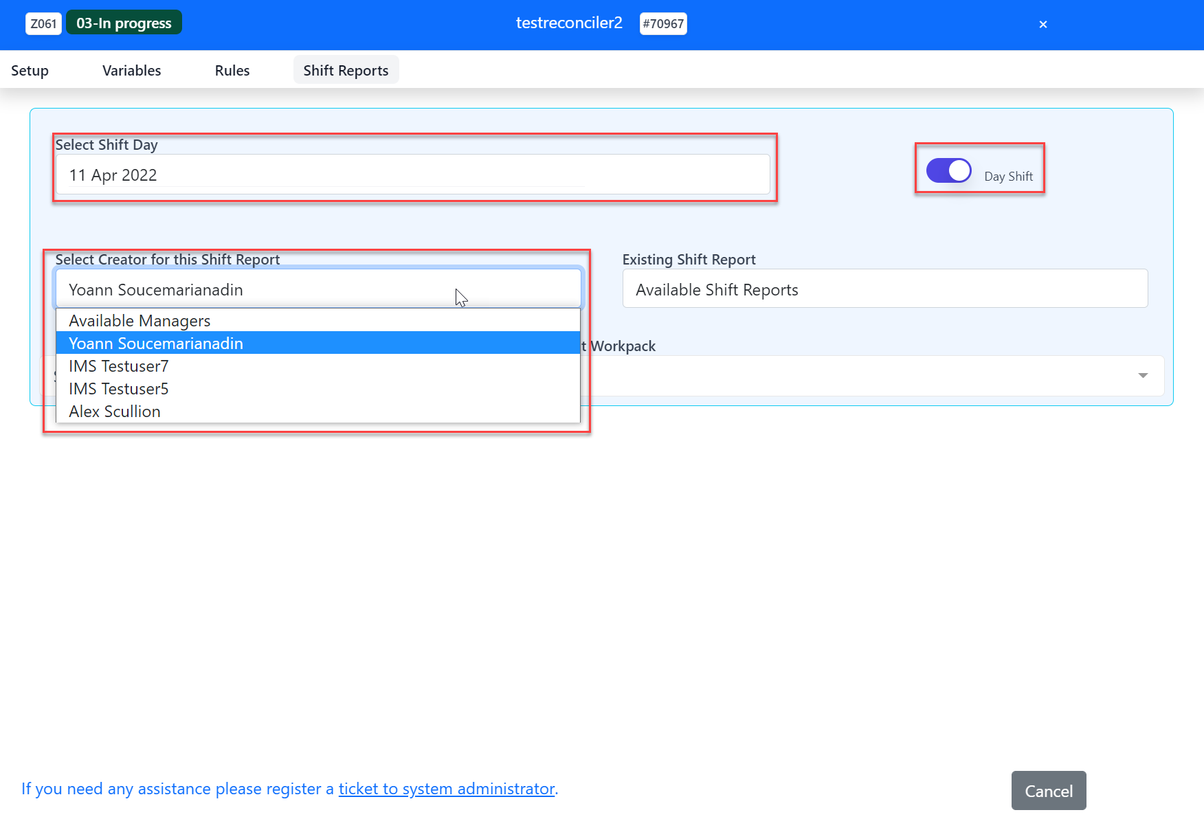 Project Shift Report Step 1